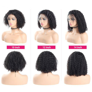Curly Lace Front Human Hair Wigs