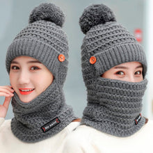 Load image into Gallery viewer, Hat Warm Fur Pompom Cap
