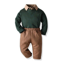 Load image into Gallery viewer, Boys Casual Set Sweatshirt+Long Sleeve
