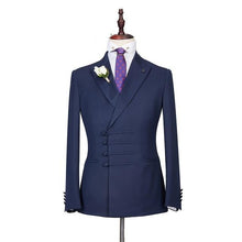 Load image into Gallery viewer, Men Suit Jacket+Pants Latest Designs Double Breasted Two Pieces
