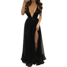 Load image into Gallery viewer, V Long Party Dress Summer Sexy Backless
