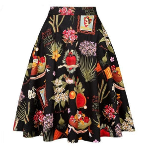 Western Girl Retro Vintage Pin Up Skirts