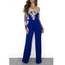 Load image into Gallery viewer, Lace Patchwork Jumpsuit
